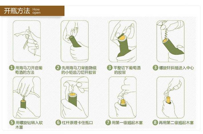 開葡萄酒的方法
