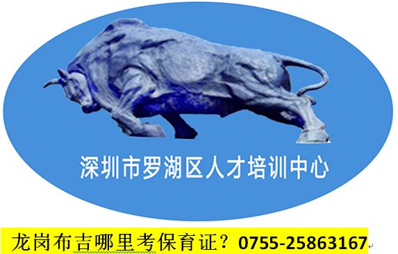 布吉哪里報考保育員證